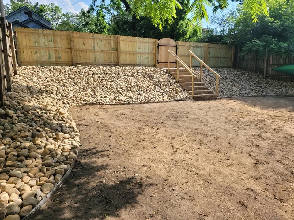 Landscape design and bed work in West Michigan