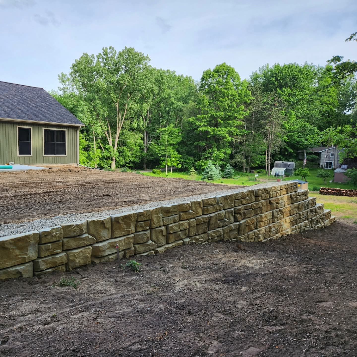 Drainage and yard grading by Bernal Landscape